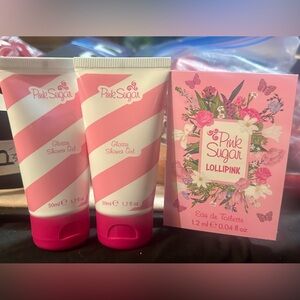 PINK SUGAR & pink sugar lollipop Shower Gel & Eau de Toilette Travel Size